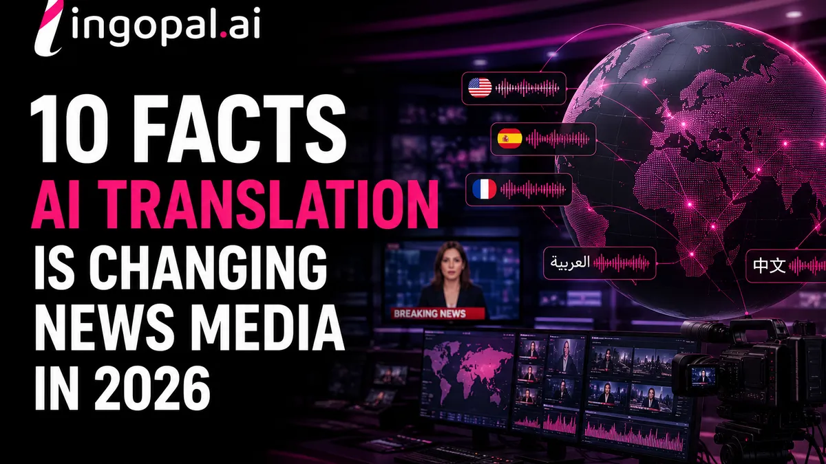 10 Facts News Media Leaders Can't Ignore About AI Translation in 2026