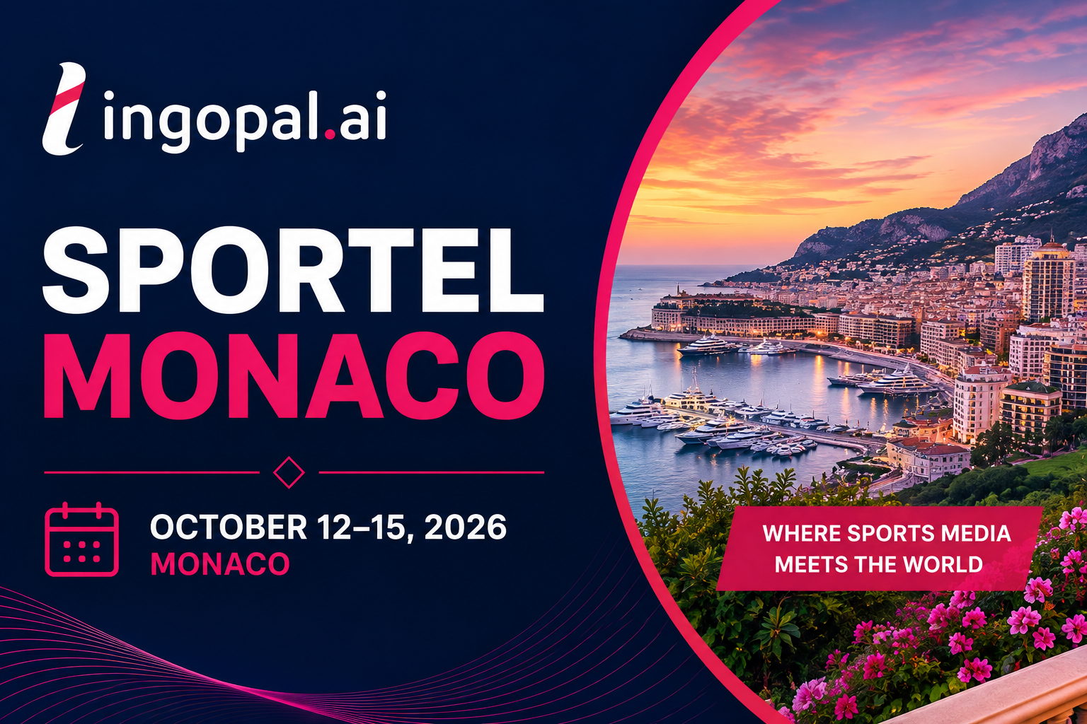 Lingopal exhibiting at Sportel Monaco 2026